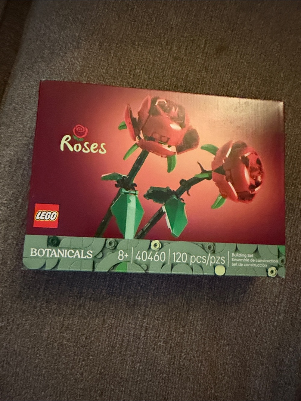 Lego Roses Botanical Set Red and Green